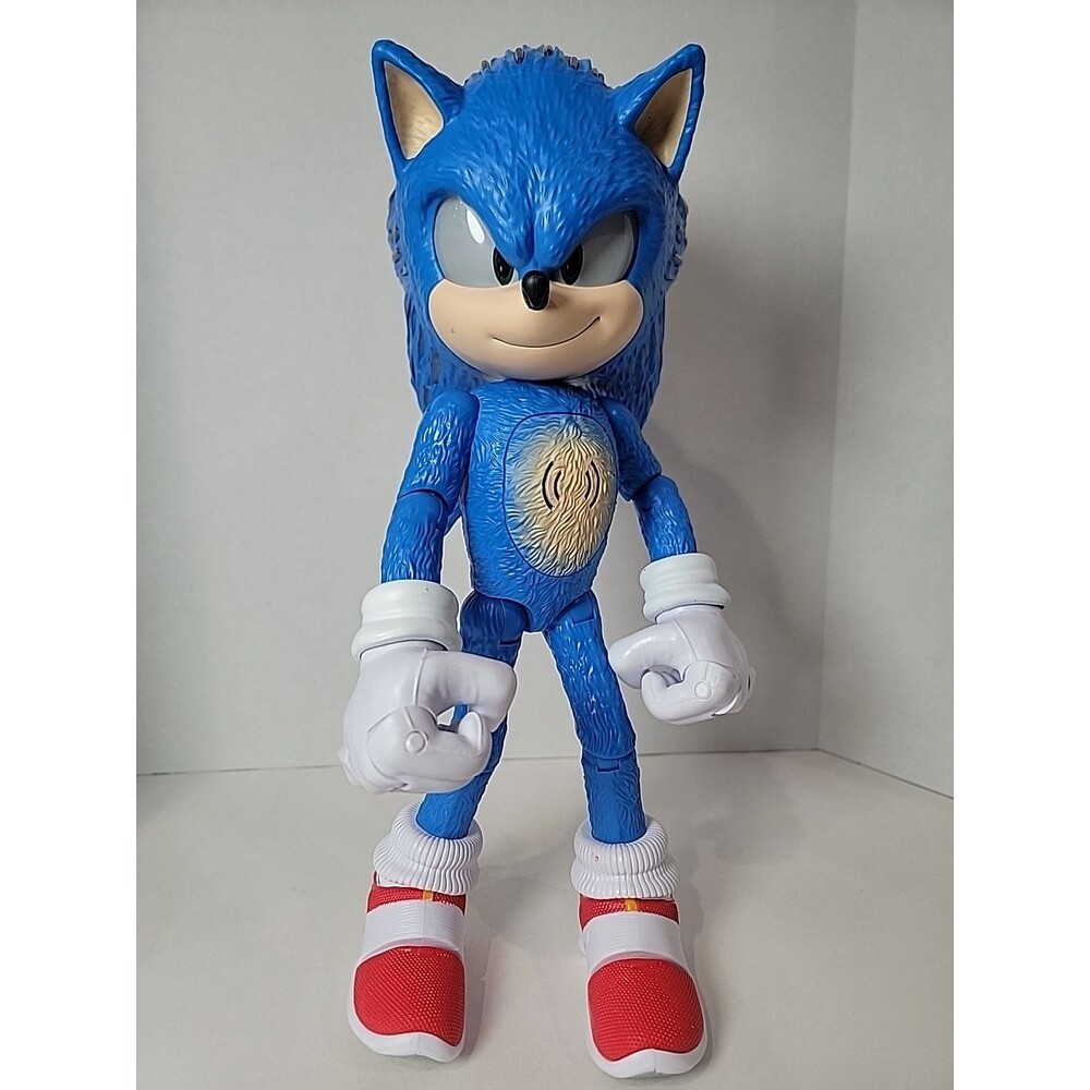 Sonic The Hedgehog 3 Movie Ultimate Talking Figure Jakks Light Up & Voice 14"